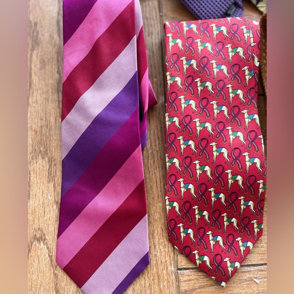 11 Ties: Hickey Freeman, TimothyEverest, Emilio Romano, Nautica, Bruno Piatelloi - Picture 3 of 8